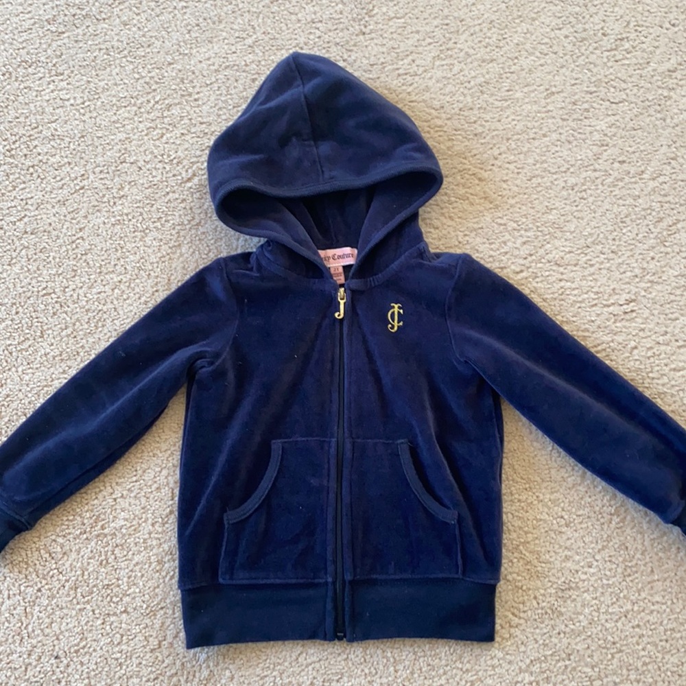 Juicy Couture velour zip up